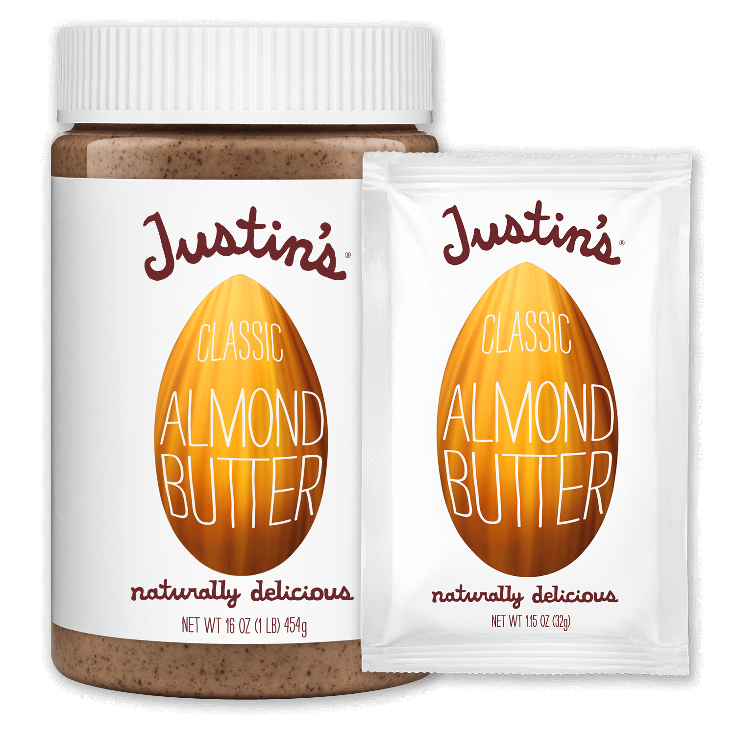 Edele Rondlopen bloem Classic Almond Butter | JUSTIN'S® Products